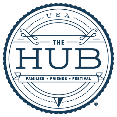 THE HUB badge